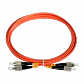 Jumper de Fibra Óptica FC-FC Multimodo OM1 62,5/125 Dúplex, 2 m, LSZH - JFMFF2 - Miniatura 2