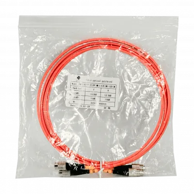 Jumper de Fibra Óptica FC-FC Multimodo OM1 62,5/125 Dúplex, 2 m, LSZH - JFMFF2 3