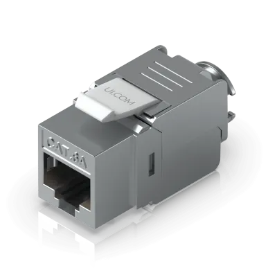 Jack Keystone Cat6A Blindado Metálico Ubiquiti UACC-Keystone-Jack-C6A, 1 Unidad - KJAU 1