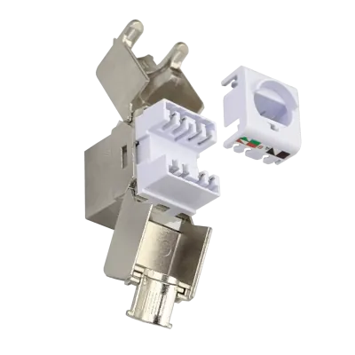 Jack Keystone Cat6A Blindado Metálico Ubiquiti UACC-Keystone-Jack-C6A, 1 Unidad - KJAU 3