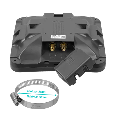 Antena Omnidireccional LTE MikroTik mANT LTE 5o, 5 dBi, 699-2690 MHz, 2x2 MIMO, 2 SMA - MANT-LTE-5O 4