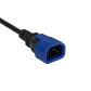 Inserto Plug-Lock Tripp Lite para Cable C14 en Tomacorriente C13, Azul, 1 Unidad - PLC13BL - Miniatura 3