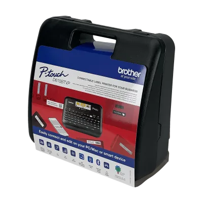 Rotuladora Brother P-touch PT-D610 con Teclado QWERTY, Cintas TZe de 3,5 a 24 mm, USB - PT-D610 10