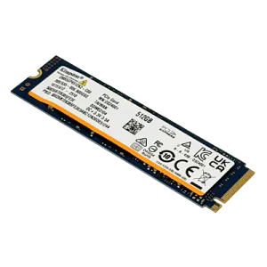 Unidad SSD Kingston 512 GB M.2 NVMe, Lectura 4.700 MB/s y Escritura 3.400 MB/s, OM8SGP4512K2-C00 - SSD500N