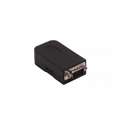 Conector VGA DB15 (HD15) Macho de 15 Pines, Atornillable con Tapa, 31 mm - VGA-M-T 1