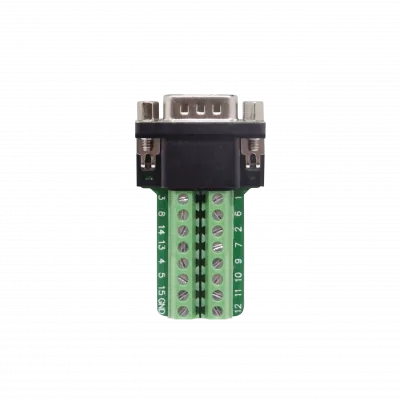 Conector VGA DB15 (HD15) Macho de 15 Pines, Atornillable con Tapa, 31 mm - VGA-M-T 6