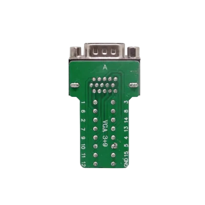 Conector VGA DB15 (HD15) Macho de 15 Pines, Atornillable con Tapa, 31 mm - VGA-M-T 7
