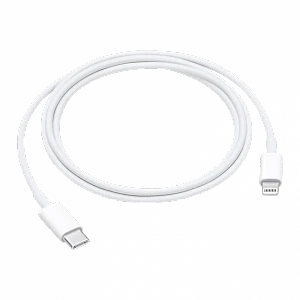 Cable USB-C a Lightning Apple 1m Blanco MUQ93AM/A Original para iPhone y iPad (Sin caja)