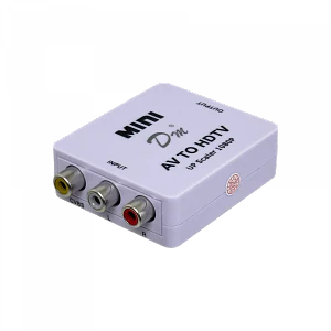 Convertidor 3 RCA a HDMI, RCAHDMI (720p/1080p, USB-5V)