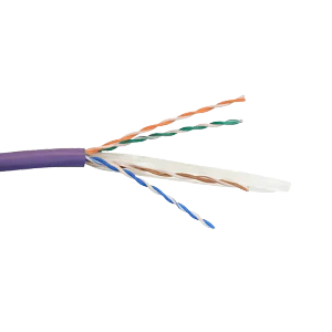 Caja Cable TRIMERX AWG23 LSHZ CAT6 Violeta, Unifilar, 305m, Cobre