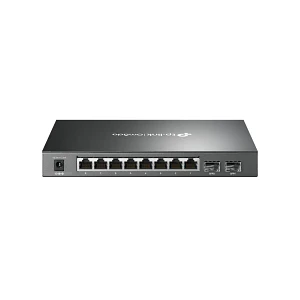 Switch inteligente TP-Link TL-SG2210P con 8 puertos Gigabit PoE y 2 ranuras SFP