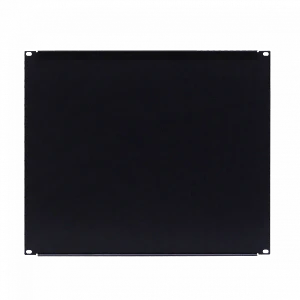 Tapa ciega 9U cubre espacio rack 401mm 19 pulgadas fierro negro 