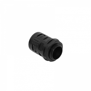 Salida Caja Prensa Estopa 25mm  p/Conduit Flexible Plastico Negro