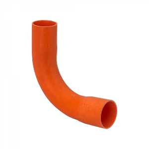 Codo PVC para tubo naranjo certificación SEC 32mm