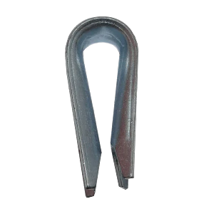 Pasacabo Zincado Gancho para Piola Acero Thimble