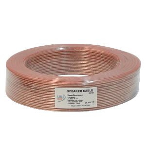 Cable Paralelo Transparente 2x16AWG Cobre 2x1,0mm² Multifilar 100m