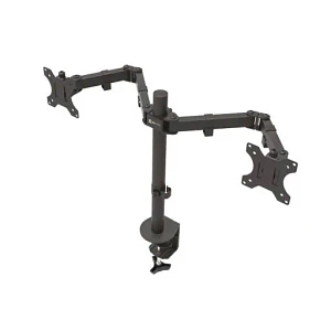 KlipX soporte doble monitor 13-32