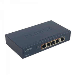 PLANET POE+at 1in-4out Switch 5-1000 56W 50-56V req-Fuente 5,5x2,1