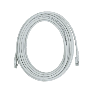 Cable patch Cat6a blanco LSZH U/FTP 10m inyectado multifilar para redes extensas