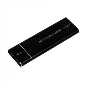 Carcasa USB 3.1 Gen 2 para SSD M.2 NVMe - 10 Gbps, Aluminio, Incluye Cables, Transforma SSD M.2 NVMe