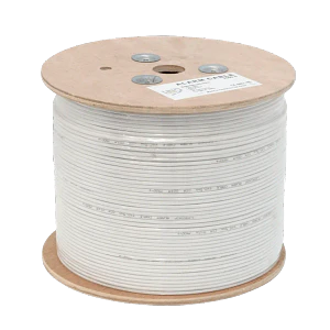 Cable Telefónico 500m, 4C, 24AWG, 2 Pares, Redondo, Aleación CCA
