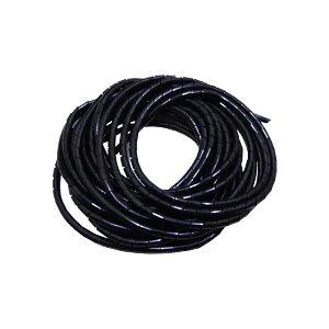 Espiral atrapa cable ordenador PE negro 12mt 12/15/0,85mm