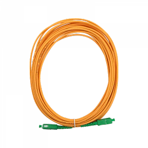 Cable fibra optica 8m SC/APC-SC/APC Monomodo SM Simplex Jumper 3.0mm 9/125um JFSAA8X