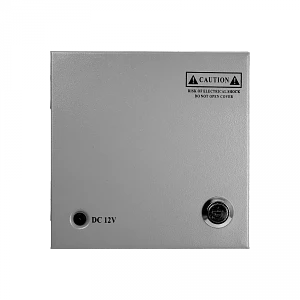 Fuente poder 60W 12VDC 5A 4 salida gabinete llave piloto 100-240VAC