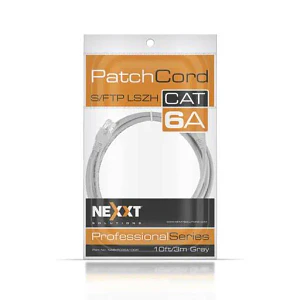 Cable de Red Nexxt Solutions Infrastructure Shielded 3 metros - RJ-45 Gris, Cat6A S/FTP