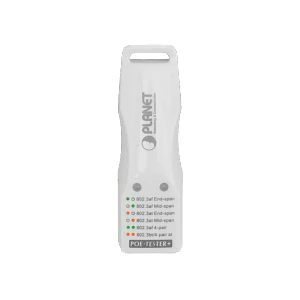 PLANET Probador Tester PoE++ af/at Indicador MID-SPAN END-SPAN 1-RJ45