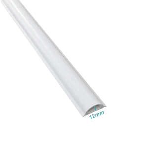 Canaleta piso CC-P4814 blanca 48x14mm 2m base y tapa PVC