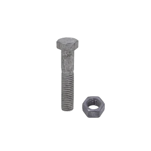 Perno hexagonal con tuerca hexagonal 19mm-3/4p 0,5x2,5pulg 1/2 x 2 1/2