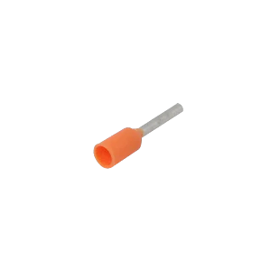 Ferrules terminal aislado crimpea naranjo 0,5mm2 8/14mm 100-unid AWG22