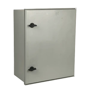 Tablero poliester Tibox TIP-54 500x400x200mm estanco gris IP65 con placa