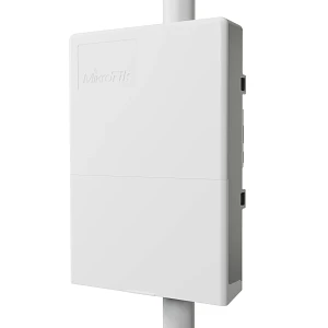 Switch Exterior MikroTik NetFiber 9, 5 SFP 1G, 4 SFP+ 10G, RouterOS, IP66, 48V, Montaje Poste/Pared