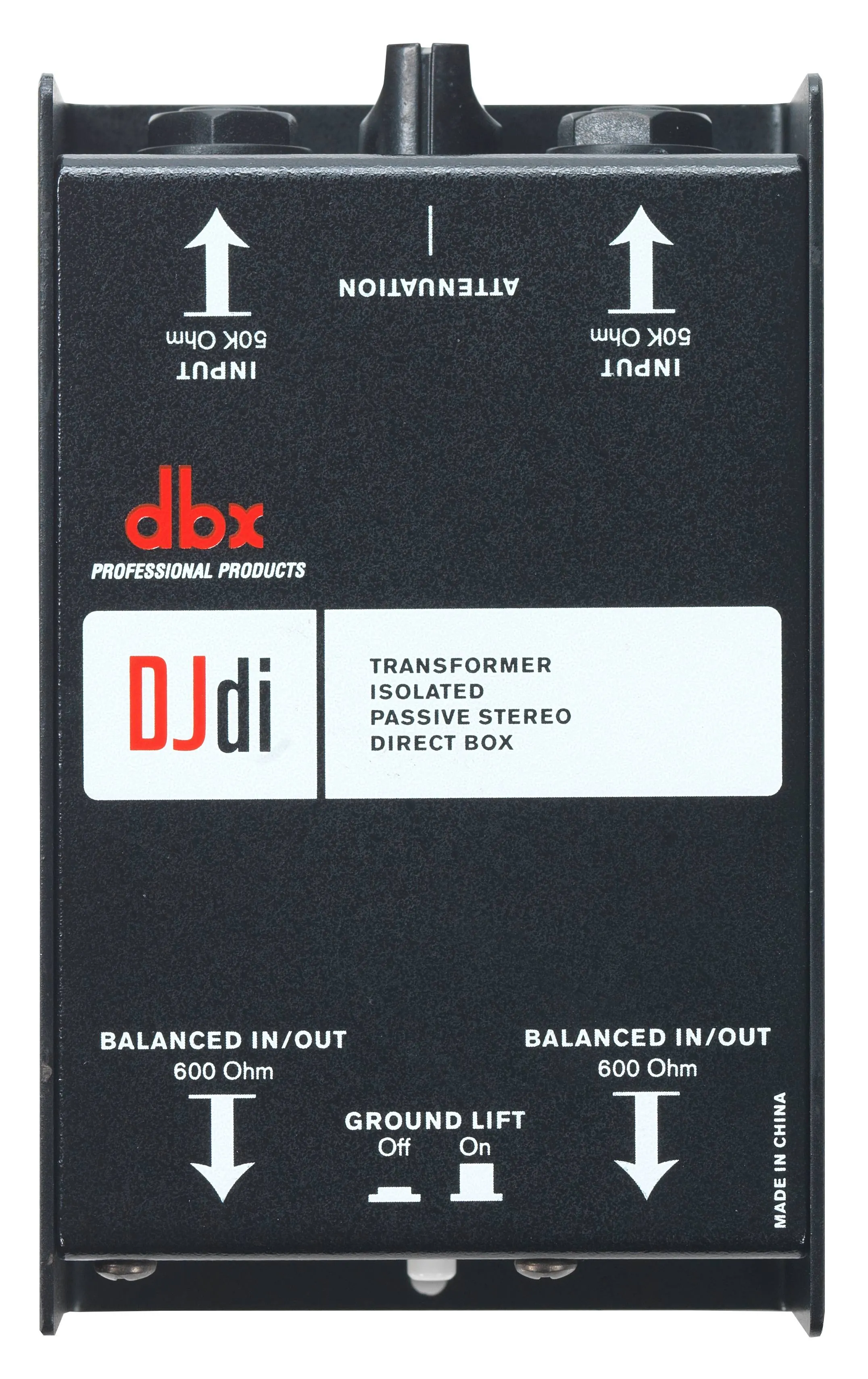 Caja Directa Pasiva DBX DJDI DI para DJ y Sistemas de Audio 1