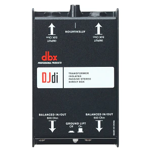 Caja Directa Pasiva DBX DJDI DI para DJ y Sistemas de Audio
