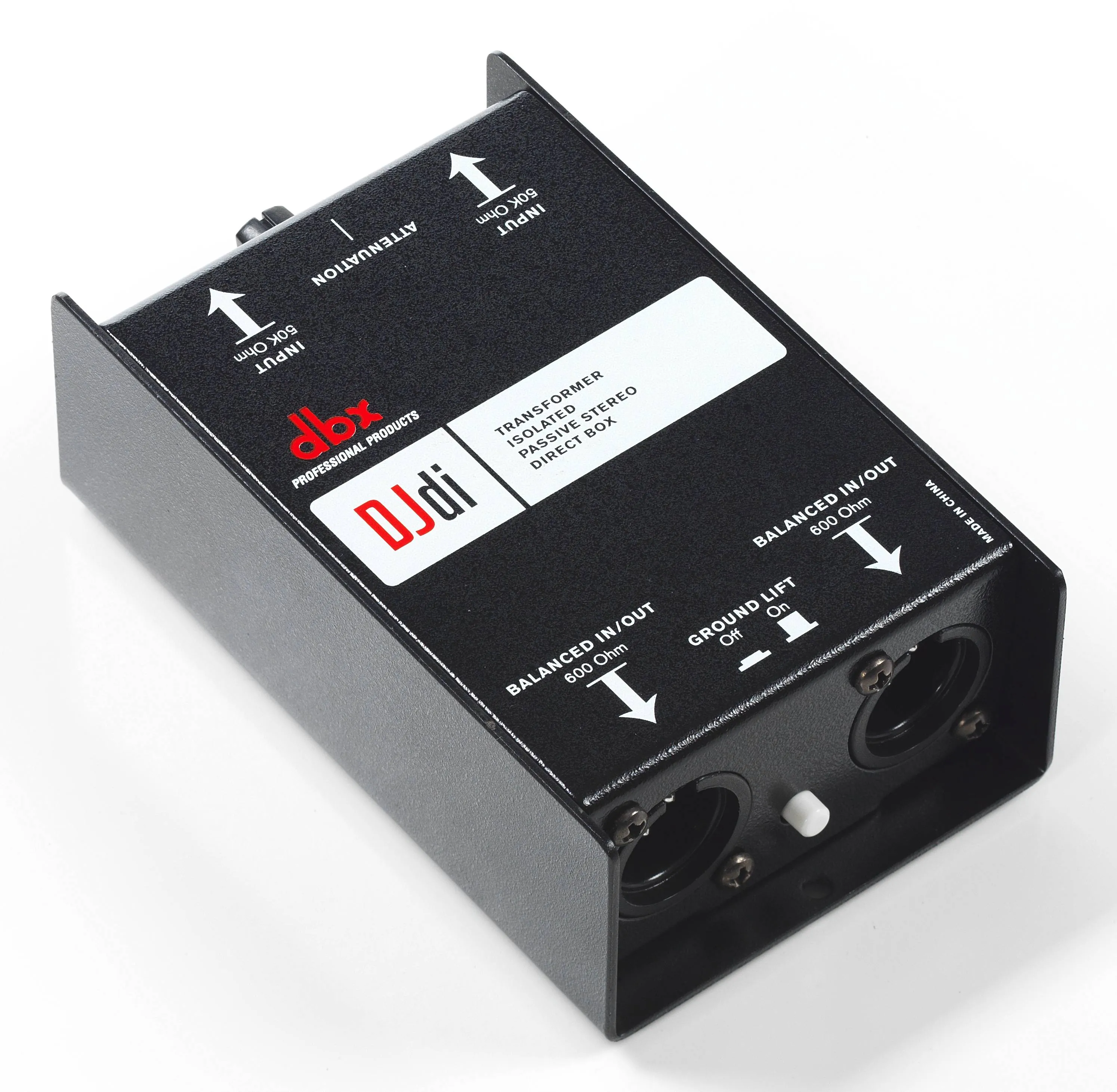 Caja Directa Pasiva DBX DJDI DI para DJ y Sistemas de Audio 2