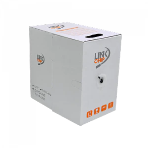 Caja Cable UTP sim Cat6 Negro PE Exterior 0.50mm Cobre 305mt