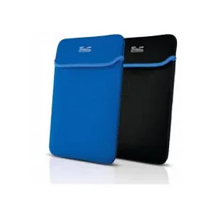 Klip Xtreme - Notebook sleeve - 15.6 in - Black blue - neoprene reversable
