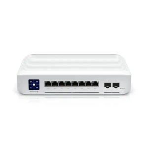 Switch Ubiquiti Enterprise, 8 Puertos PoE+ RJ45 de 2,5 GbE, Disponibilidad PoE 120W