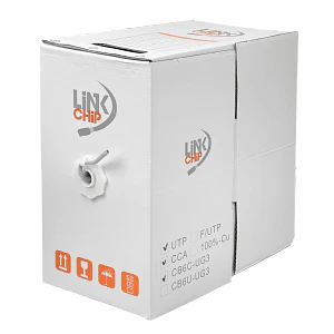 Caja cable UTP similar Cat6 gris AWG24/0.5mm CCA 305mt aleación