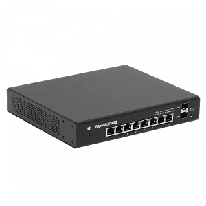 Switch Ubiquiti EdgeSwitch 8 PoE (ES-8-150W), 150W, 8 Puertos Gigabit, 2 SFP, Gestión L2/L3