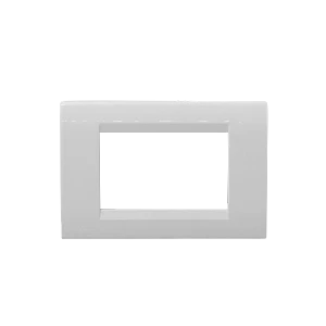 KALOP Placa Civil 3 Puestos Blanco Tapa 3 Modulos 122x82mm KL/KS40710