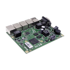 RouterBoard MikroTik RB450Gx4 - x5 Puertos, CPU Quad-Core 716MHz, 1GB RAM, PoE Out