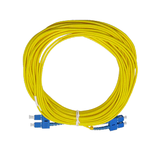 Jumper cable fibra 9/125um 3mm 10mt SC-SC/UPC monomodo SM dúplex