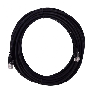 Cable patch Cat6 negro LSZH 7.5 metros inyectado multifilar para redes de alta capacidad