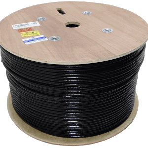 Cable SF/UTP exterior CBX6L-SFN3 300m Cat6 cobre sólido AWG23 negro PE