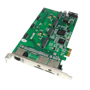 Tarjeta Asterisk Atcom PCIe-x1 2-GSM-SIM 4-FXO/FXS 3.3/5V 32BIT 2-GSM