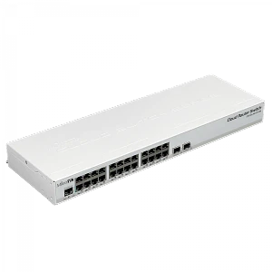 Switch MikroTik CRS326-24G-2S+RM 24x Gigabit 2x SFP+ 10G Rack Dual Boot RouterOS/SwOS